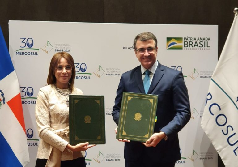 RD y Mercosur firman memorándum para crear grupo de trabajo y promover el comercio e inversiones
