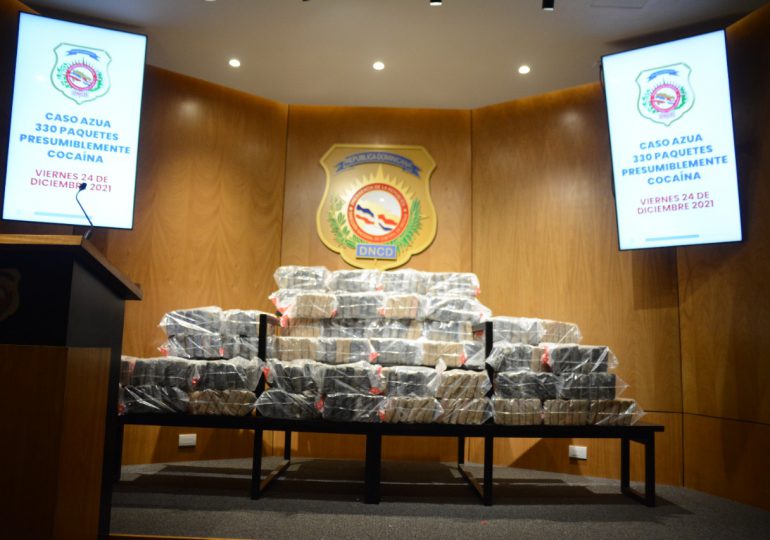 Incautan 330 paquetes de droga en costas de la provincia de Azua
