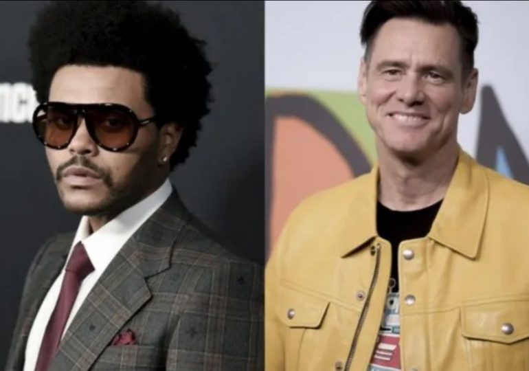 The Weeknd rinde homenaje a la radio FM con la complicidad del actor Jim Carrey