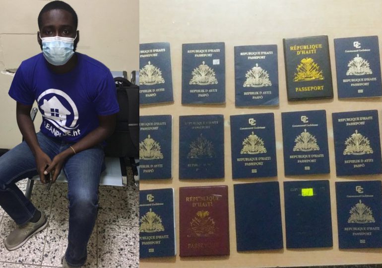 CESFronT detiene nacional haitiano con 26 pasaportes sin visado y dinero en efectivo