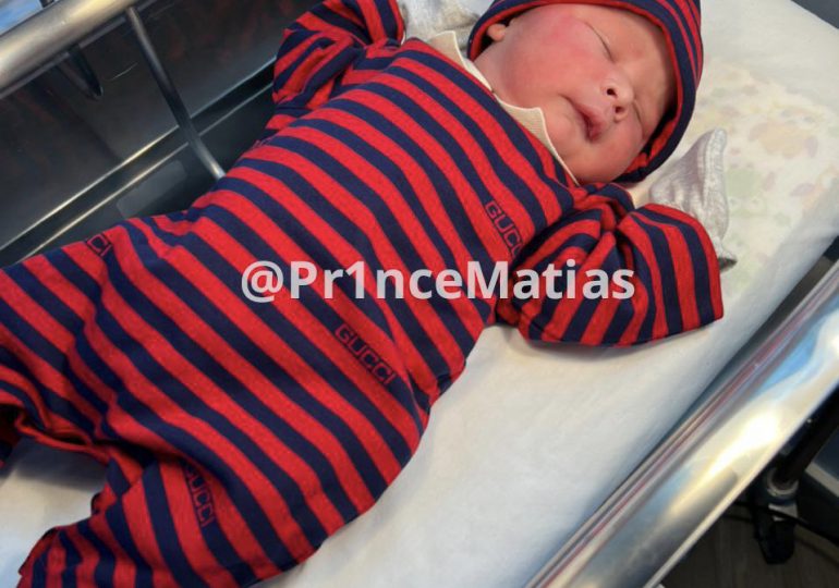 Santiago Matías anuncia el nacimiento de su segundo hijo Prince Matías