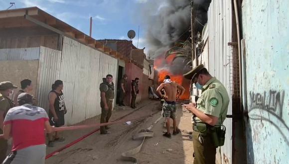 Incendio en Chile deja 100 viviendas quemadas y 400 damnificados