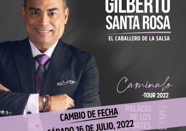 Gilberto Santa Rosa anuncia nueva fecha de su tour "Camínalo" en RD
