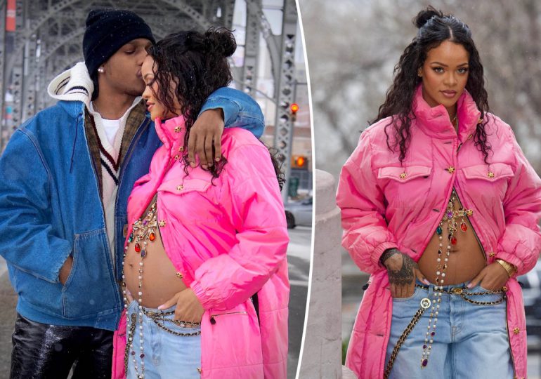 Rihanna está a la espera de su primer bebé con ASAP Rocky