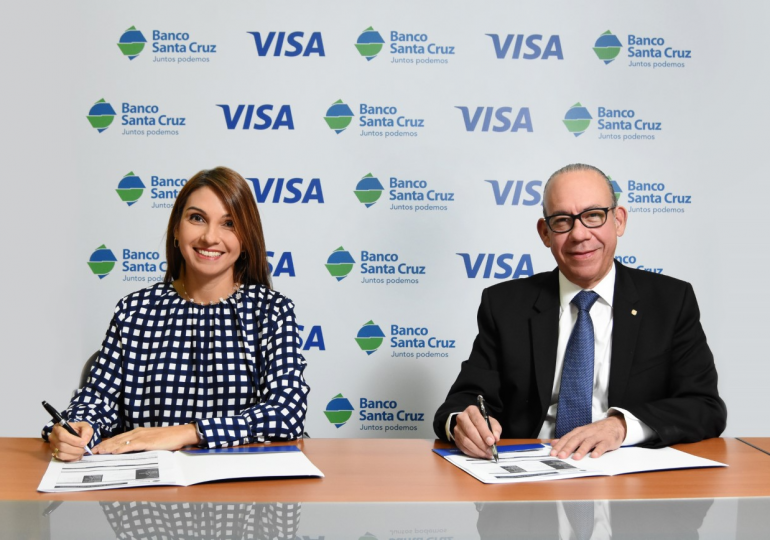 Visa y Banco Santa Cruz acuerdan avanzar en agenda de innovación de pagos digitales