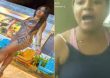 Video | Mujer denuncia  vecina la agredió por vestimenta con que limpiaba las escaleras