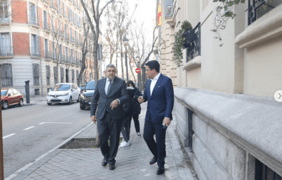 David Collado llega a España para participar en Fitur 2022