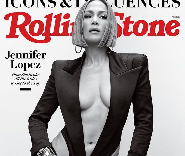 Jennifer López, consigue otra portada de revista Rolling Stone de marzo enfocada en íconos e influencias