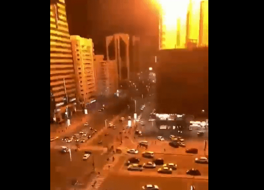 VIDEO|Explosión en una de las calles de Abu Dhabi, donde se disputa el Mundial de Clubes