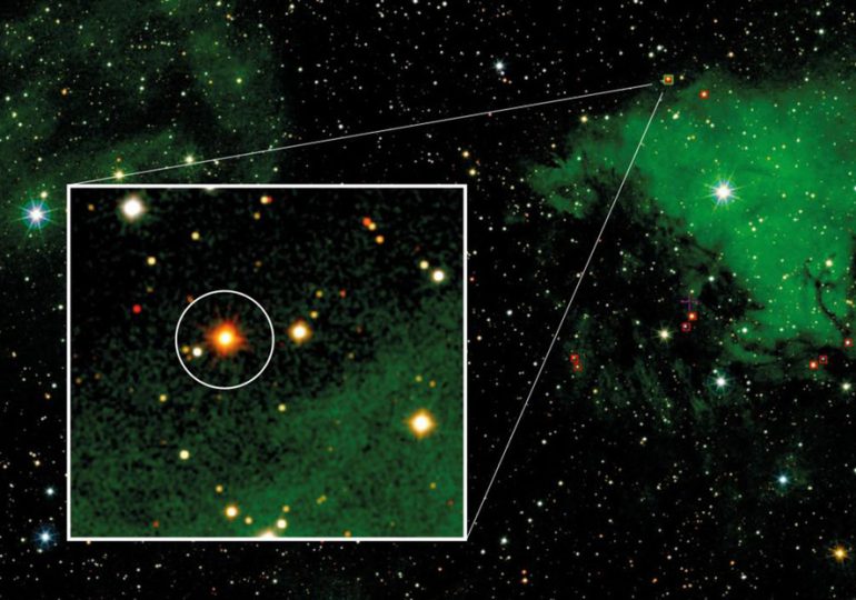 Detectan estrella supergigante azul, un millón de veces más luminosa que el Sol, que se mueve a gran velocidad por la Vía Láctea