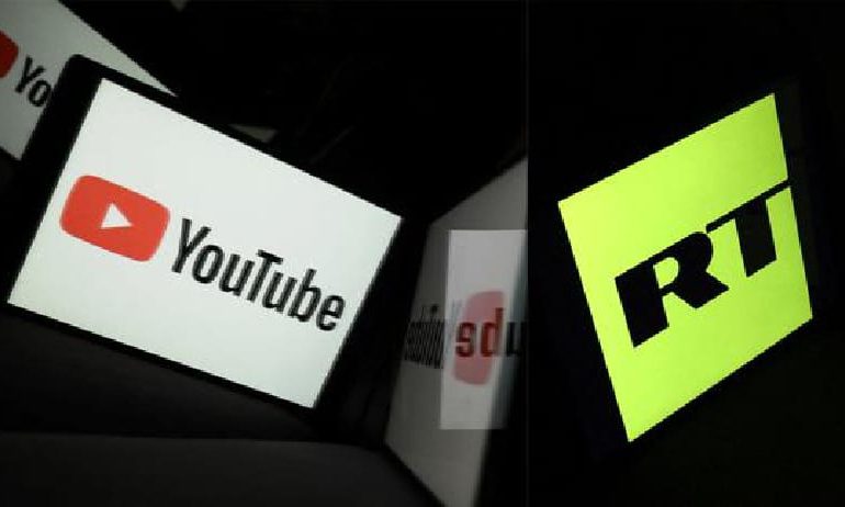 YouTube prohíbe que cadena rusa RT obtenga ingresos con sus videos