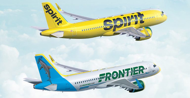 Spirit Airlines y Frontier Airlines anuncian fusión
