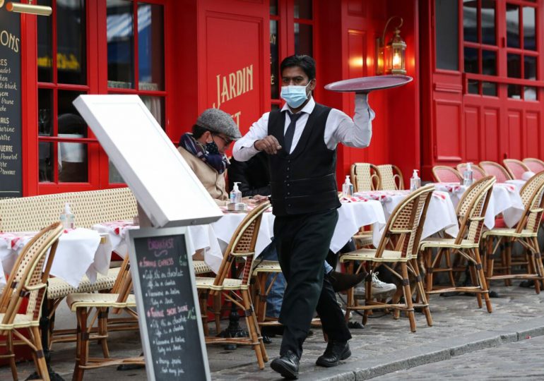 La mascarilla no será obligatoria en restaurantes en Francia a partir del 28 de febrero