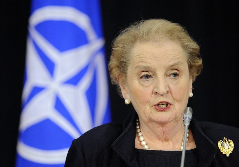Fallece exsecretaria de Estado estadounidense Madeleine Albright