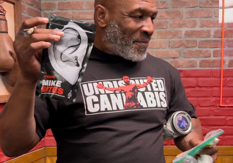 ¿Alguien quiere una orejita? Mike Tyson lanza golosinas de cannabis con forma de orejas