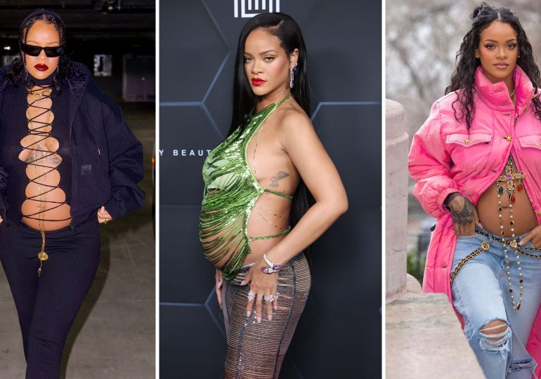Rihanna cuenta cómo la moda le ayuda a sobrellevar el embarazo