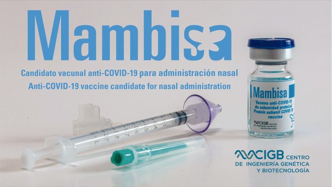 Con resultados positivos candidato vacunal nasal antiCovi-19 de Cuba