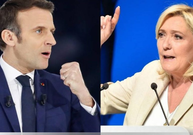 Macron y Le Pen disputarán el balotaje de presidencial en Francia