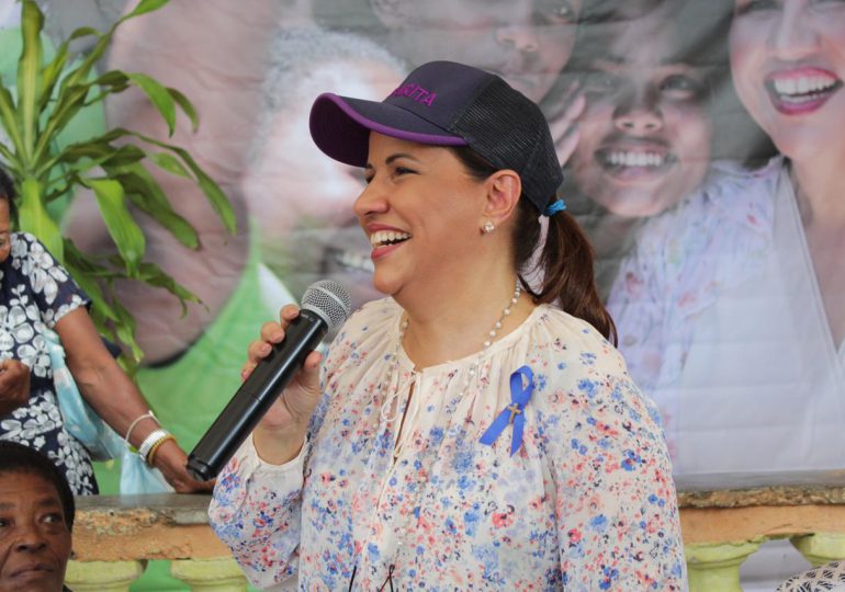 Margarita Cedeño afirma que su trabajo en favor de la inclusión es un compromiso de nación