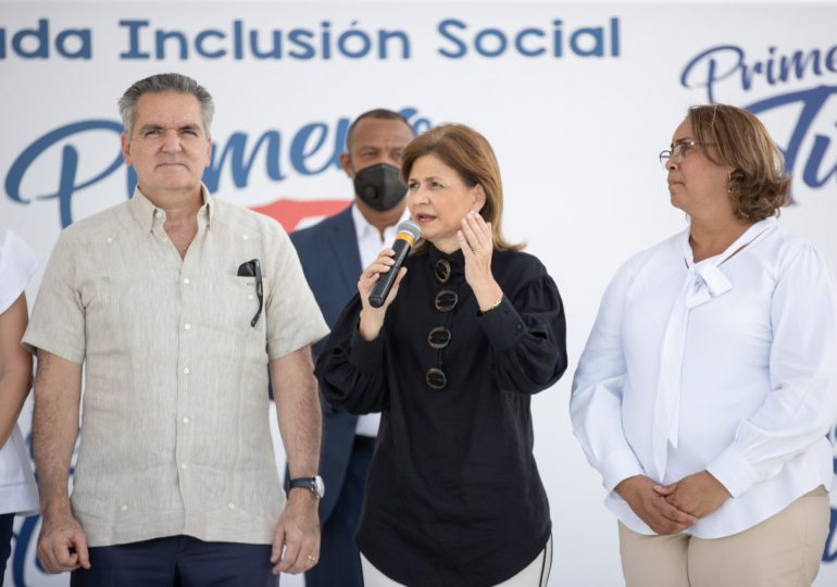 Vicepresidenta asegura jornadas de inclusión social "Primero Tú" dignifican a las familias