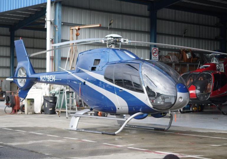 Liga Municipal Dominicana dona helicóptero al ministerio de Defensa