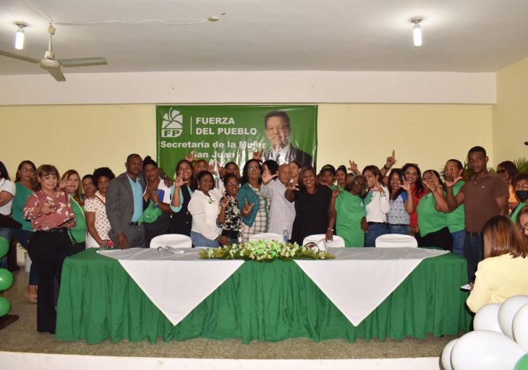 Secretaría de la Mujer de la Fuerza del Pueblo celebra asamblea en San Juan de la Maguana