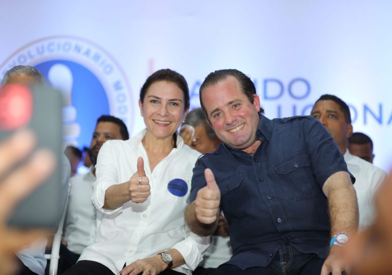José Ignacio Paliza y Carolina Mejía son reelegidos presidente y secretaria general del PRM