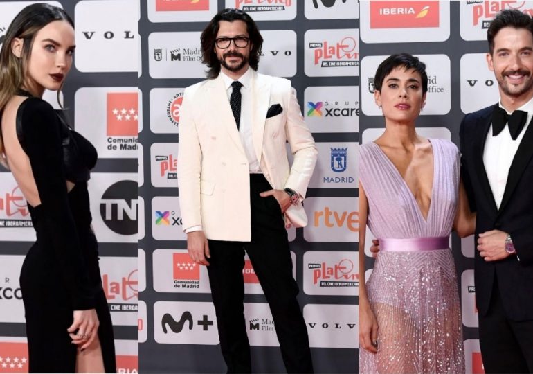 Celebridades deslumbran en la alfombra roja de Premios Platino 2022