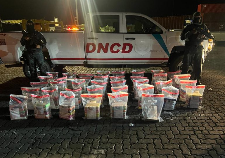 DNCD frustra envío de 223 paquetes de presunta cocaína a Bélgica