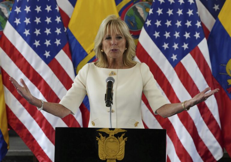 Jill Biden anuncia en Panamá aumento de fondo de EEUU para lucha contra el VIH