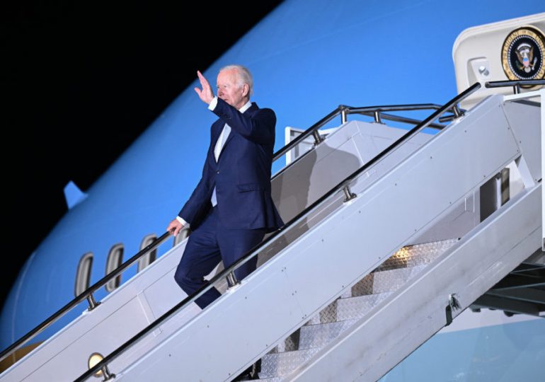 Joe Biden llegó a Alemania para la cumbre del G7