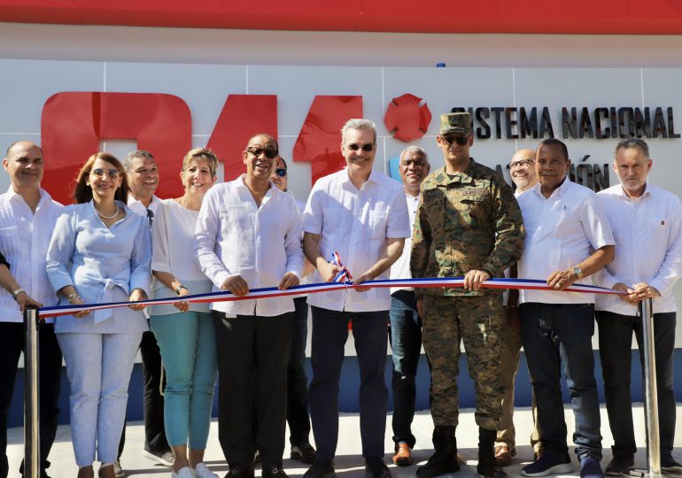 Inauguran Centro de Operaciones Tecnológicas del 911 en Puerto Plata