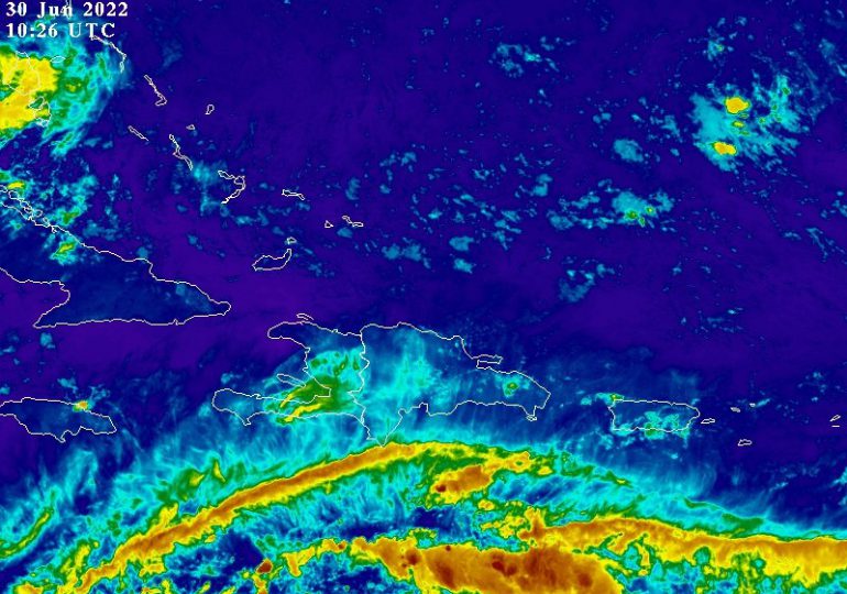 Efectos de ciclón tropical provocarán aguaceros en varios puntos del país