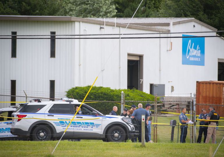 Varios muertos y heridos deja un tiroteo en una fábrica en el estado de Maryland