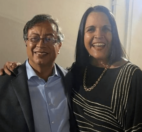 Minou Tavares Mirabal felicita a Petro Gustavo