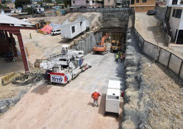 Metro hacia Los Alcarrizos: concluyen construcción del portal de túnel para interconexión