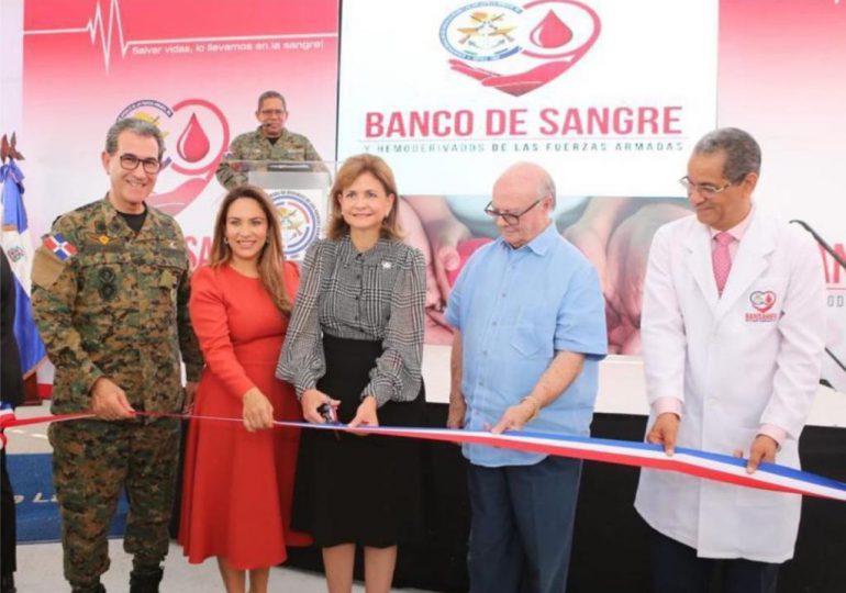Inauguran Banco de Sangre de las Fuerzas Armadas en Base Aérea de San Isidro