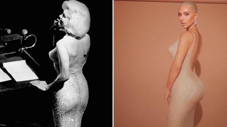 Reacciones ante daño al vestido de Marilyn Monroe utilizado por Kim Kardashian en el MET Gala 2022