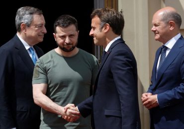 Macron, Scholz y Draghi viajan a Kiev y respaldan candidatura de Ucrania a la UE