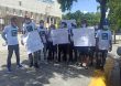 Organizaciones de la sociedad civil realizan manifestación frente a la Alcaldía del DN