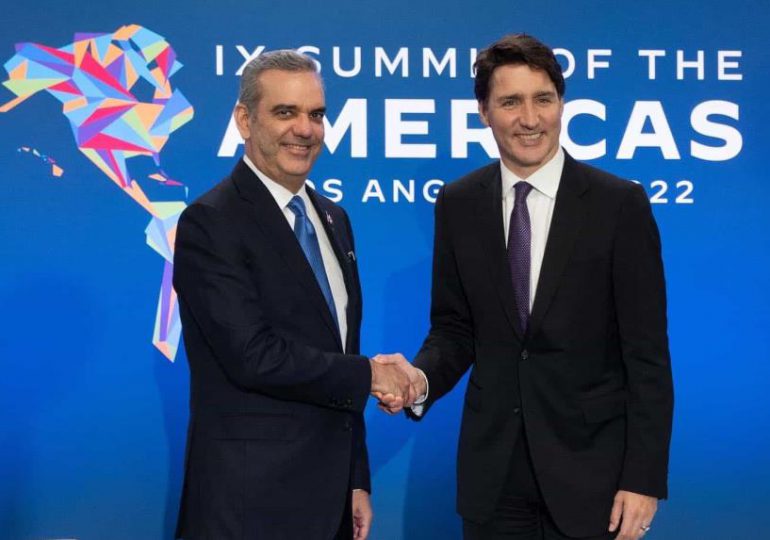 Primer ministro de Canadá y presidente Abinader discutieron importancia de apoyar soluciones para Haití