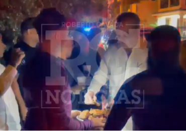 VIDEO | Abinader cena "fritura" en Santiago