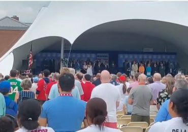 VIDEO | Hija de David Ortiz, Alexandria Ortiz, interpretó Himno Nacional de EEUU en inicio de exaltación