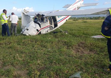 Galería | Reportan accidente aéreo en Montellano