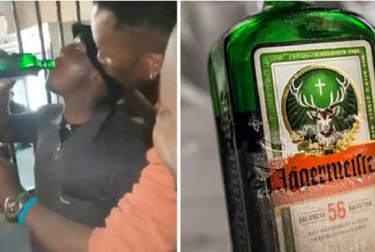 Vídeo|Hombre muere, tras beberse una botella entera de Jägermeister en dos minutos por una apuesta de 12 dólares