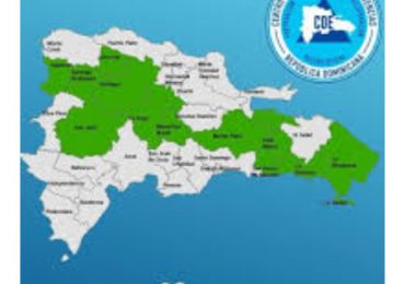 COE reporta 12 provincias en alerta verde