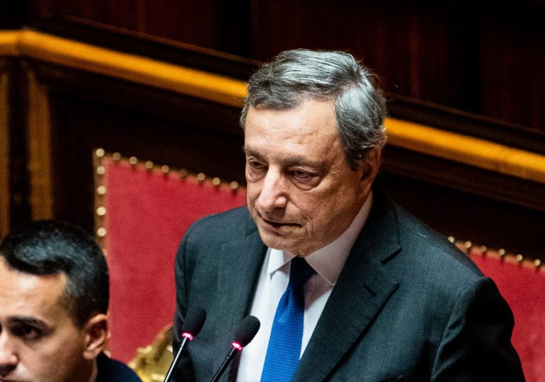 Renuncia el primer ministro de Italia, Mario Draghi