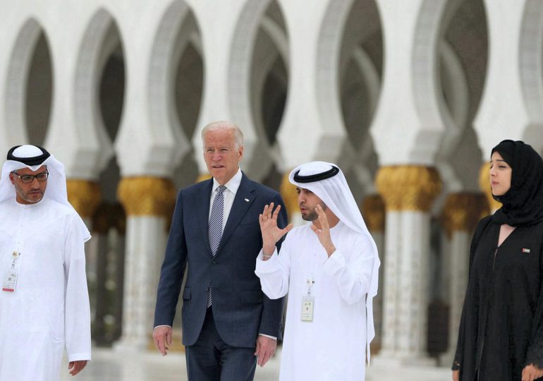 Biden invita a EEUU al presidente de Emiratos Árabes Unidos