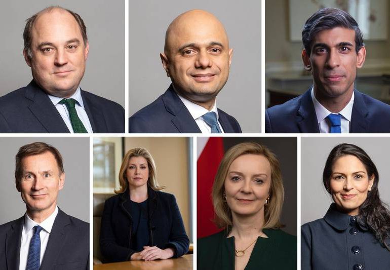 Los favoritos para reemplazar a Boris Johnson como primer ministro