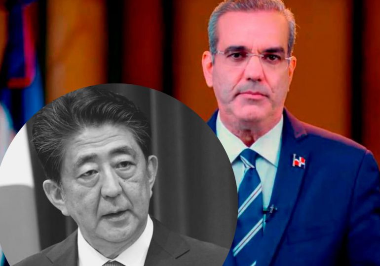 Presidente Abinader expresa condolencias por muerte del exprimer ministro japonés, Shinzo Abe